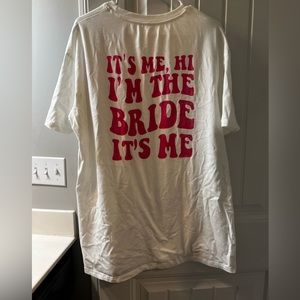 Bride shirt